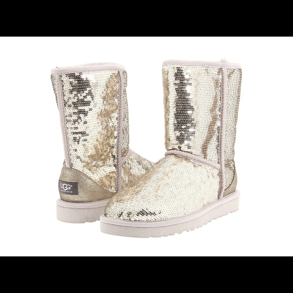sequin uggs size 10